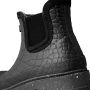 Woden Liv Croco Waterproof Laarzen Rubber Dames Zwart - Thumbnail 14