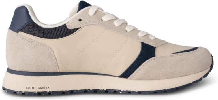 Woden Eco-Vriendelijke Sportsneaker Ronja Runner Beige Dames