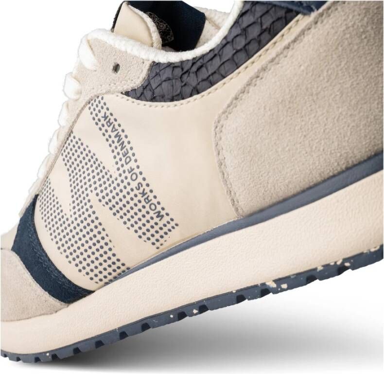 Woden Eco-Vriendelijke Sportsneaker Ronja Runner Beige Dames