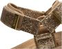 Woden Sandaal -Line Glitter Coffee Cream - Thumbnail 22