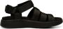 Woden Gerecyclede Line Fisherman Sandalen Black Dames - Thumbnail 4