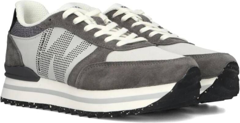Woden Grijze Plateau Sneakers voor Dames