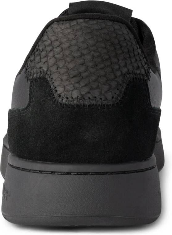 Woden Halfdan Herensneaker met Natural Soft Technology Black Heren