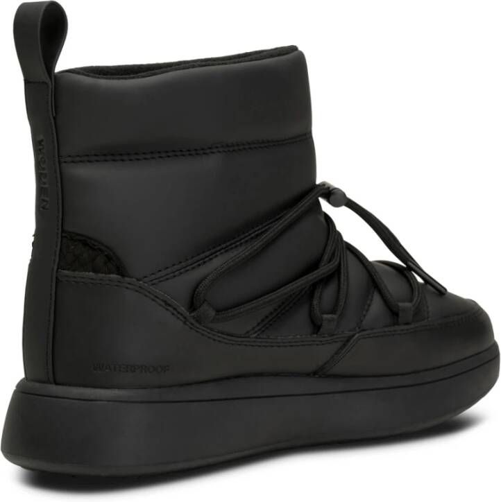 Woden Isa Lace Waterproof Black Dames
