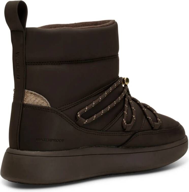 Woden Isa Lace Waterproof Brown Dames