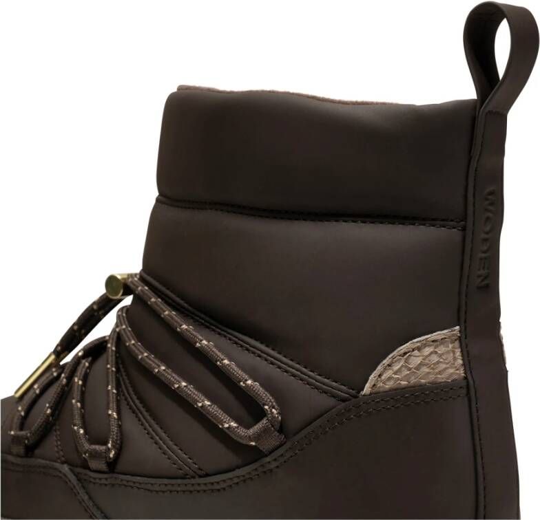 Woden Isa Lace Waterproof Brown Dames