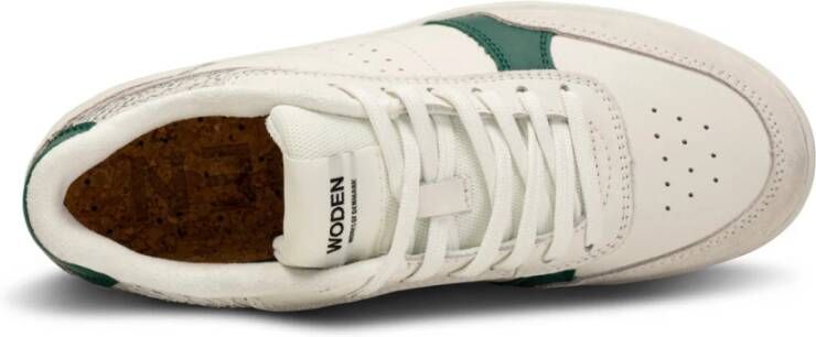 Woden Klassieke Bjork Mix Sneaker White Dames