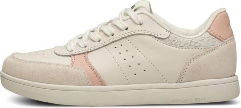 Woden Klassieke witte Bjork Mix sneakers Beige Dames