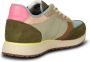 Woden Kleur-geblokkeerde leren sneakers met kurkzool Multicolor Dames - Thumbnail 15