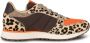 Woden Leopard Tijger Koeienhaar Slimme Modus Sneakers Brown Dames - Thumbnail 9