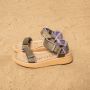Woden Stijlvolle en comfortabele Line sandaal met verstelbare bandjes en leren details Purple Dames - Thumbnail 3