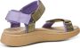 Woden Stijlvolle en comfortabele Line sandaal met verstelbare bandjes en leren details Purple Dames - Thumbnail 5