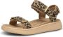 Woden Line Suède Leopard dames sandaal - Thumbnail 14