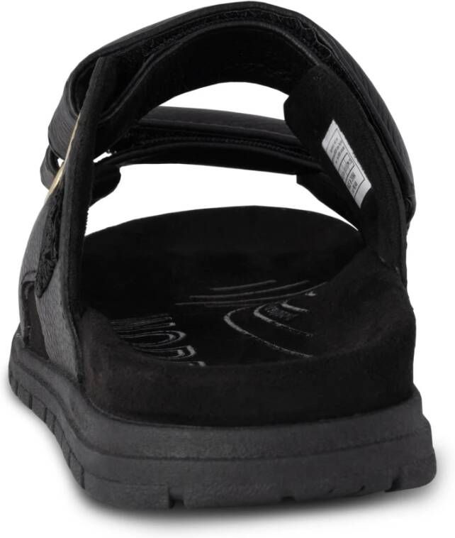 Woden Lisa Leather Sandalen Black Dames