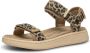 Woden Luipaard Suède Sandalen Multicolor Dames - Thumbnail 38