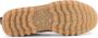 Woden Waterdichte Rubber Track Laars met Visleren Details Beige Dames - Thumbnail 7