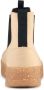 Woden Waterdichte Rubber Track Laars met Visleren Details Beige Dames - Thumbnail 8