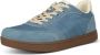 Woden Mesh Sneaker met Materialen Blue Dames - Thumbnail 3