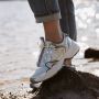 Woden Metallic Sneakers met Visleer Details Gray Dames - Thumbnail 9