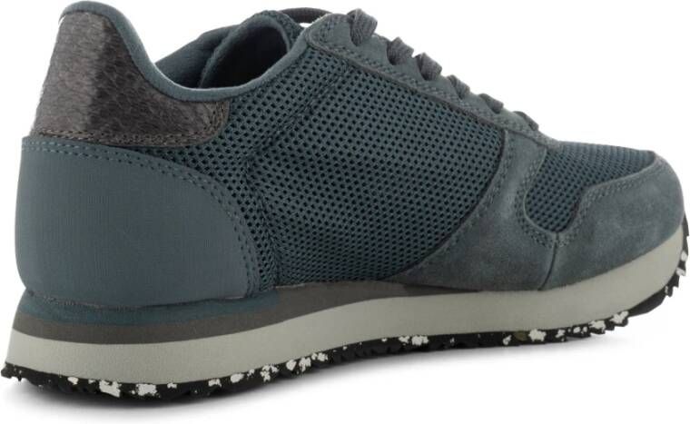 Woden Moderne Sneaker met Gerecyclede Materialen en Airflow-voetbed Grijs Dames