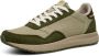 Woden Nicol groen met beige dames sneakers - Thumbnail 3