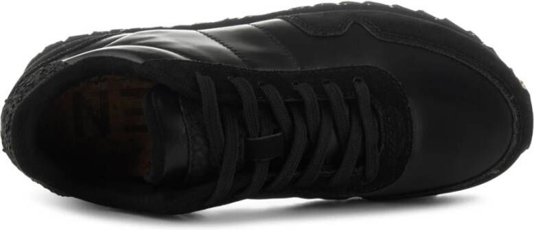 Woden Nora III Metallic Nylon Zwart Dames