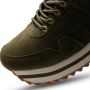 Woden Eigentijdse Suede Plateau Sneaker Green Dames - Thumbnail 9