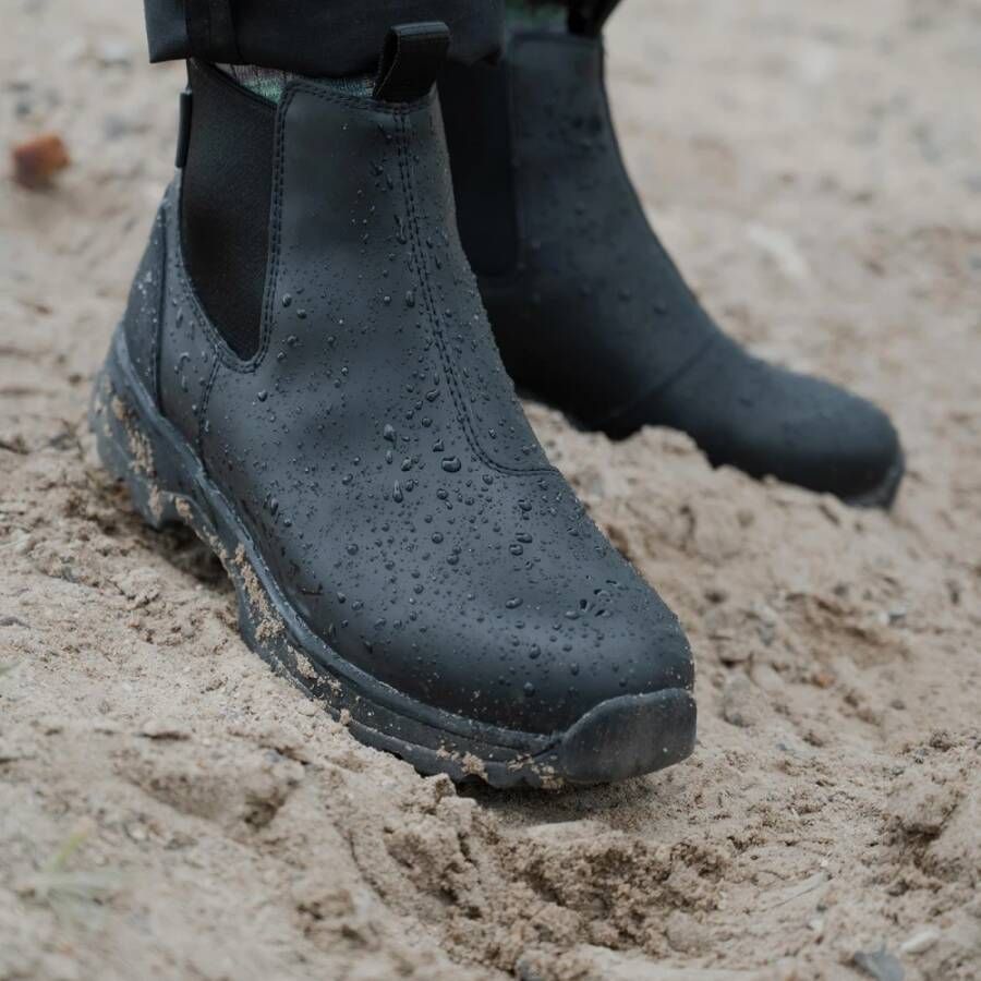 Woden Reflecterende Waterdichte Tracklaarzen Black Heren
