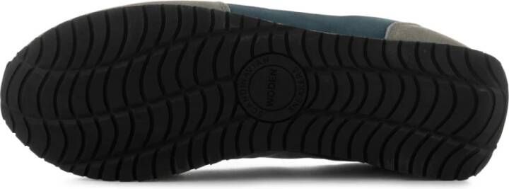 Woden Retro Sneaker Runner Textiel Gray Heren