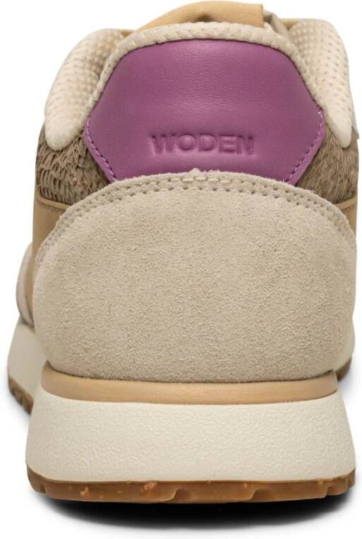 Woden Ronja Color-Blocked Leren Sneakers Multicolor Dames