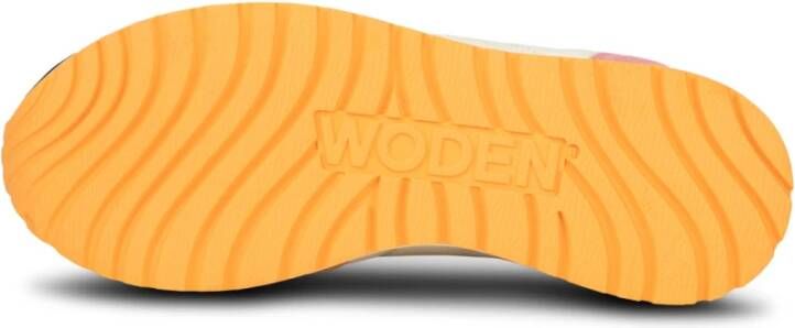 Woden Ronja Color-Blocked Leren Sneakers Multicolor Dames