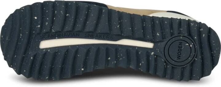 Woden Ronja Plateau Sneaker met Color-Blocked Details Multicolor Dames