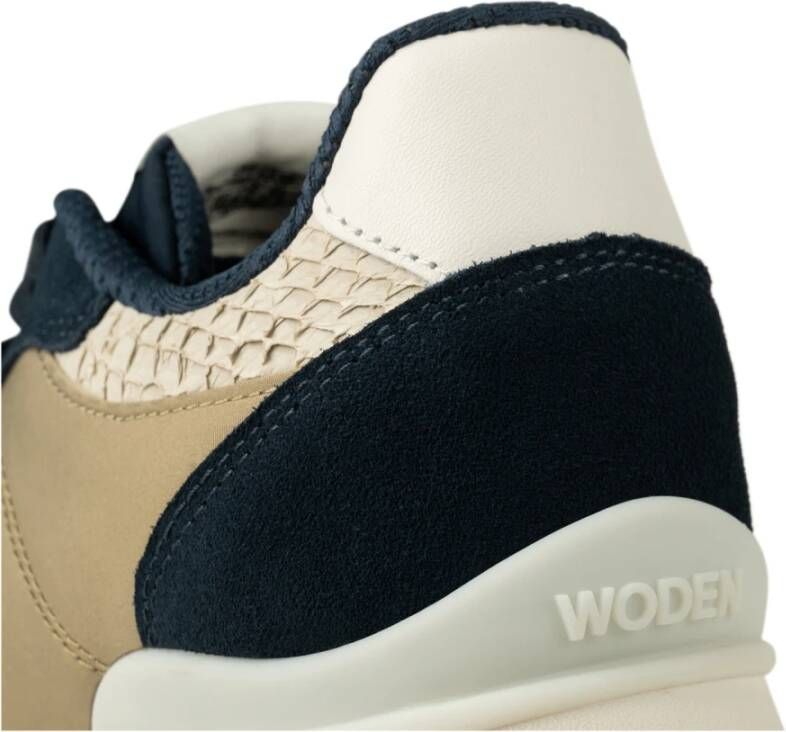 Woden Ronja Plateau Sneaker met Color-Blocked Details Multicolor Dames