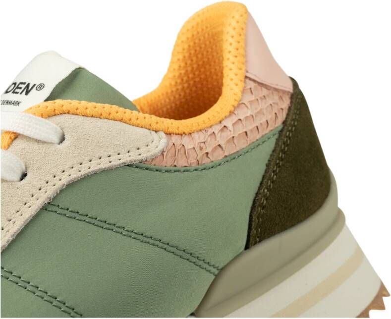 Woden Ronja Plateau Sneaker met Color-Blocked Details Multicolor Dames