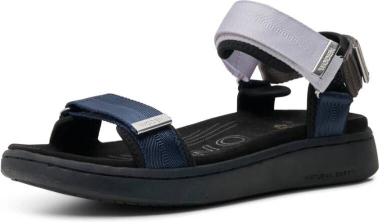 Woden Sandals Blauw Dames