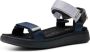 Woden Comfortabele textielsandaal met leren details Multicolor Dames - Thumbnail 8