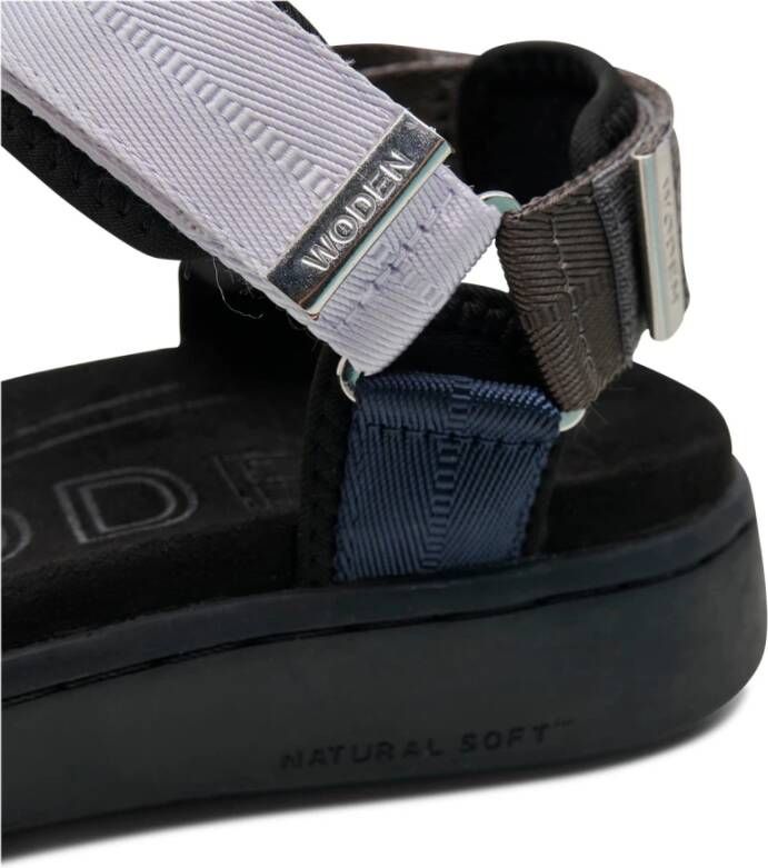 Woden Sandals Blauw Dames