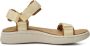 Woden Stijlvolle en comfortabele Line Flat Sandalen Yellow Dames - Thumbnail 3