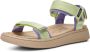 Woden Comfortabele Line Sandalen Green Dames - Thumbnail 2