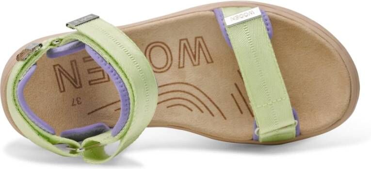 Woden Sandals Groen Dames