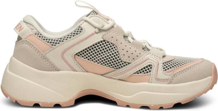 Woden Sif Open Mesh Beige Dames