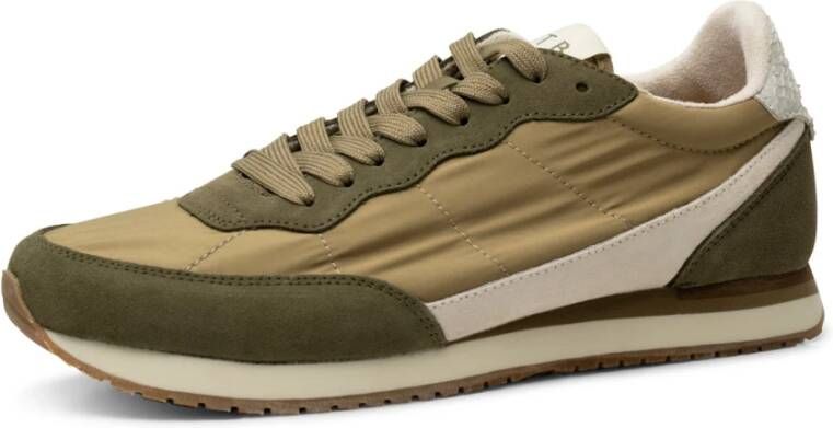 Woden Sneakers Groen Heren