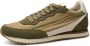 Woden Retro Textiel Sneakers Green Heren - Thumbnail 2