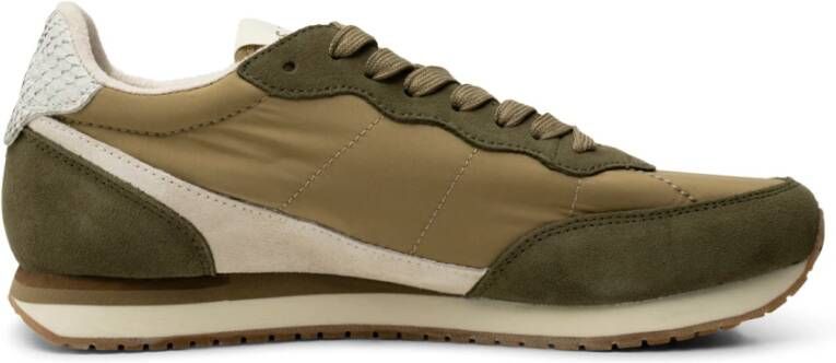 Woden Sneakers Groen Heren