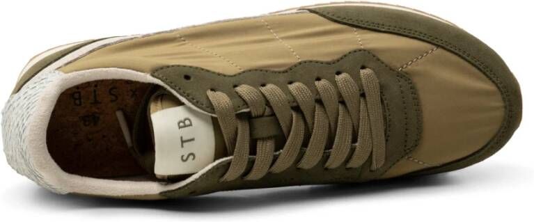 Woden Sneakers Groen Heren