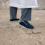 Woden Sneakers met rits van suède en visleer Blue Dames - Thumbnail 13