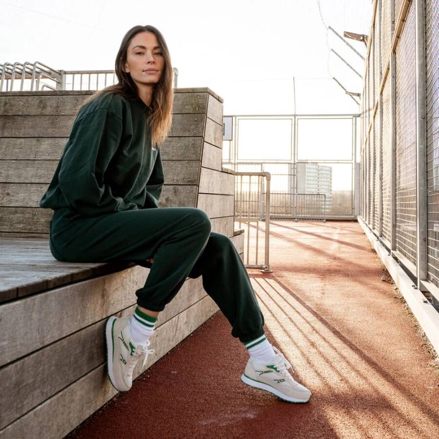 Woden Tech Mesh Sneaker met reflecterend design White Dames