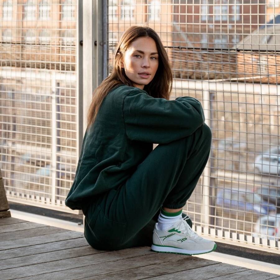 Woden Tech Mesh Sneaker met reflecterend design White Dames
