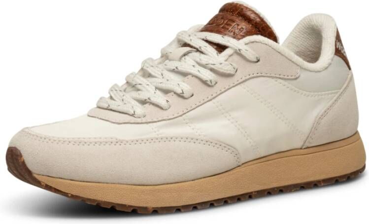 Woden Vintage Sneaker Collectie Beige Dames