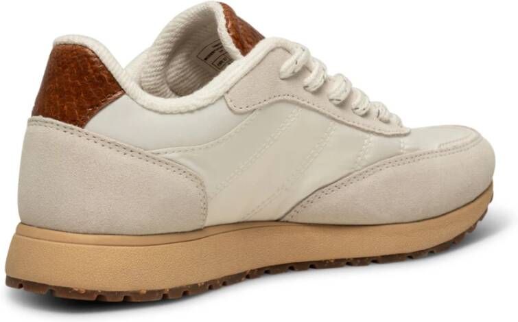 Woden Vintage Sneaker Collectie Beige Dames